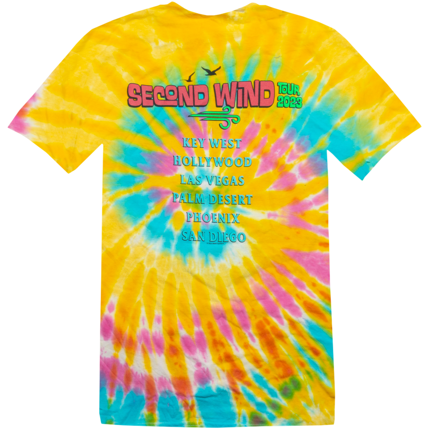 Tie Dye Second Wind Lighthouse Tee
