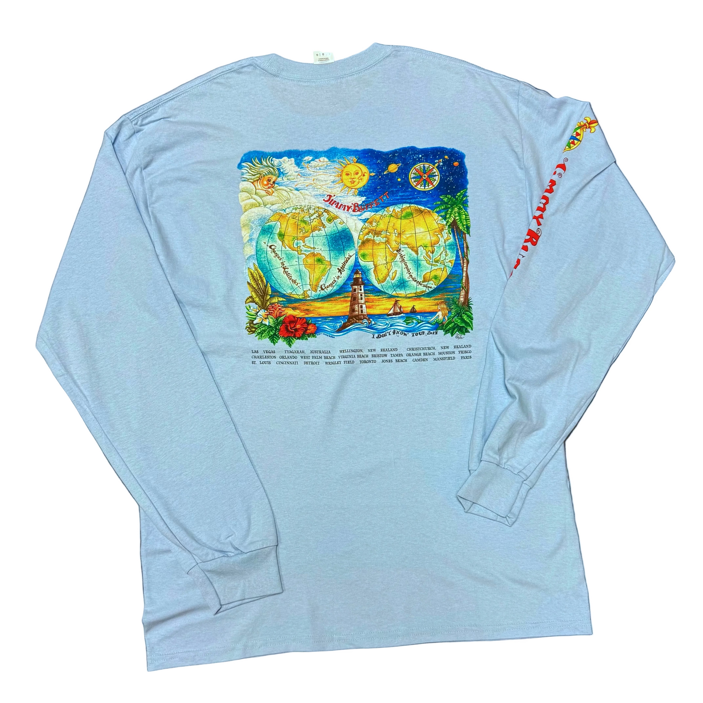 “Changes in Latitudes” 2017 Long Sleeve Tour Tee