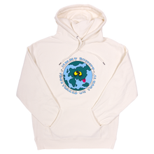 Load image into Gallery viewer, 1994 Bone Colored Fruitcakes Tour Hoodie with Googly Eyed Globe on Front