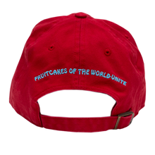 Load image into Gallery viewer, 1994 Red Fruitcake Tour Cap with Light Blue Print on Back