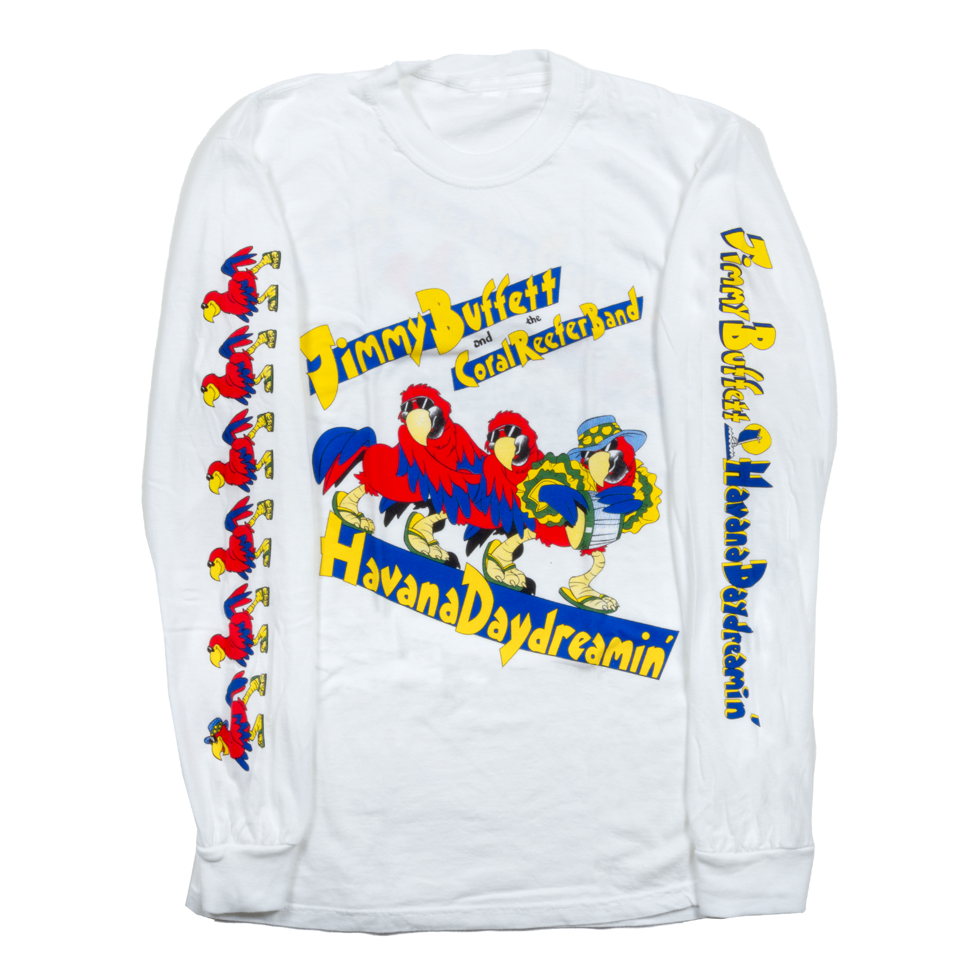 P1869 JimmyBuffett アニマル　鳥　アーティスト ツアーTシャツ Tribute Show Parrot Tee – Jimmy Buffett