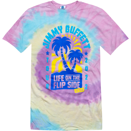 life on the flip side pink blue and yellow tiedye 2022
