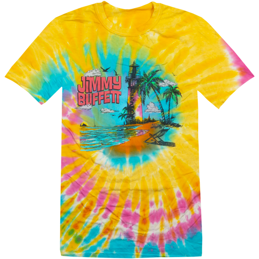 Tie Dye Second Wind Lighthouse Tee