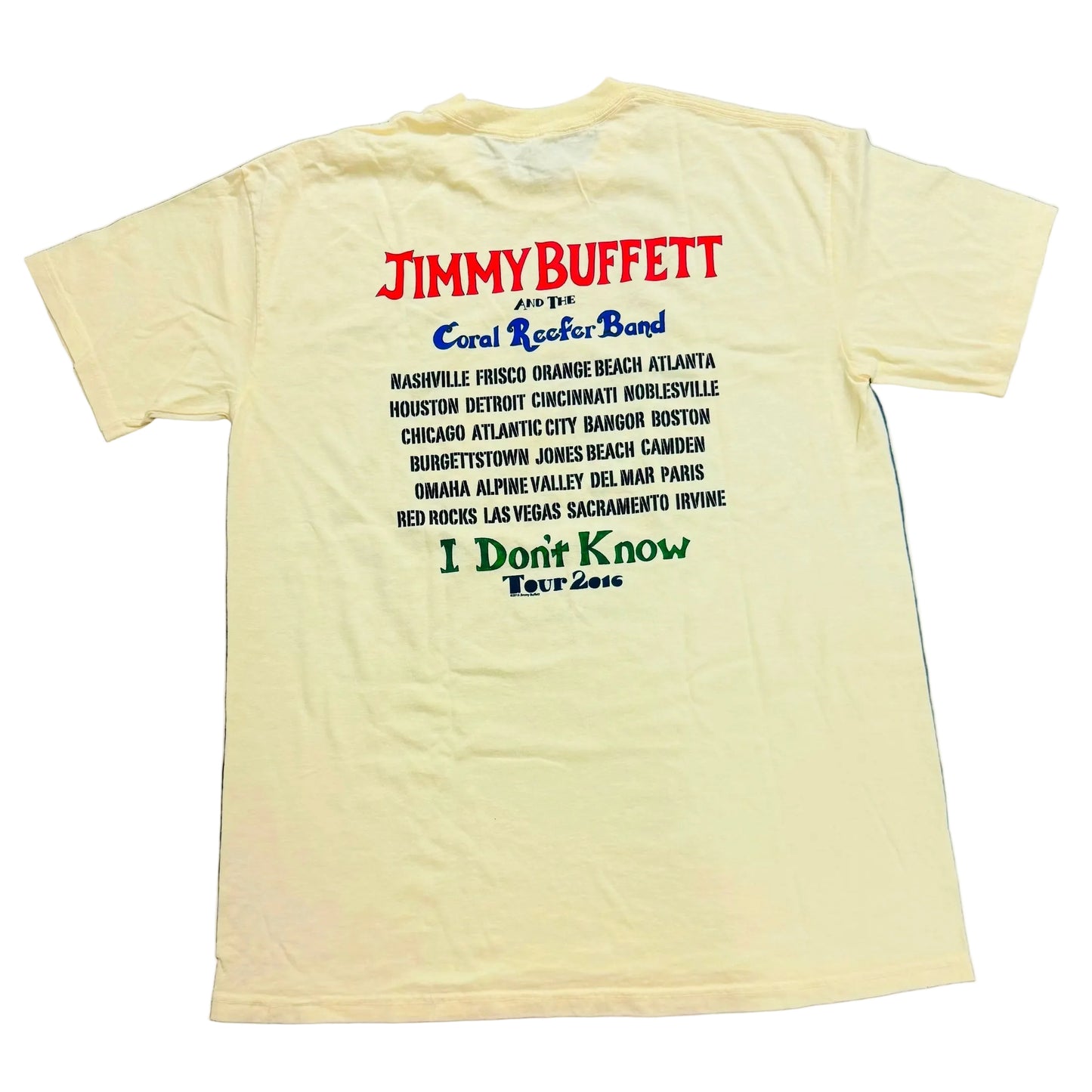 “I Don’t Know” 2016 Tour Tee