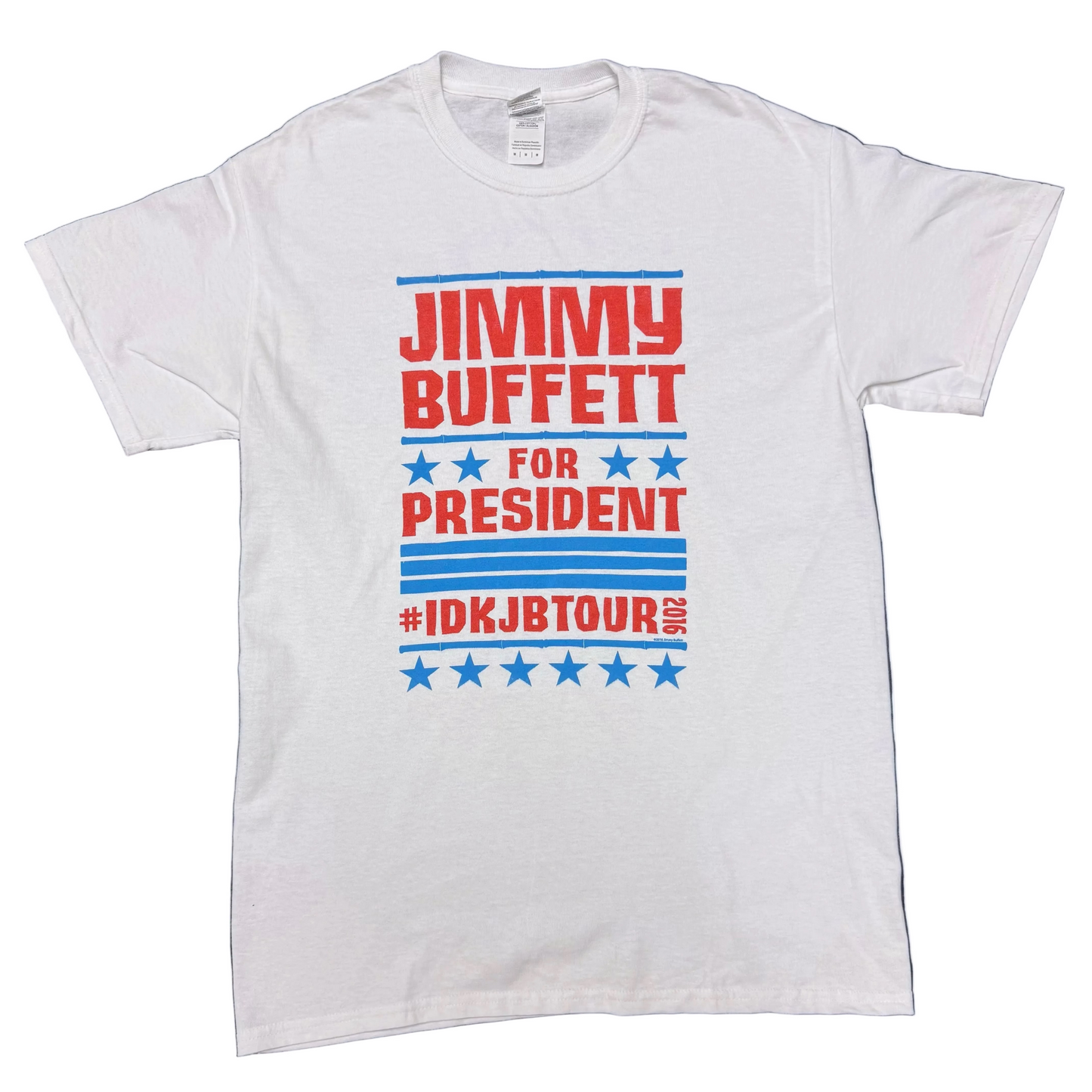 Jimmy Buffett "For President” 2016 Tour Tee