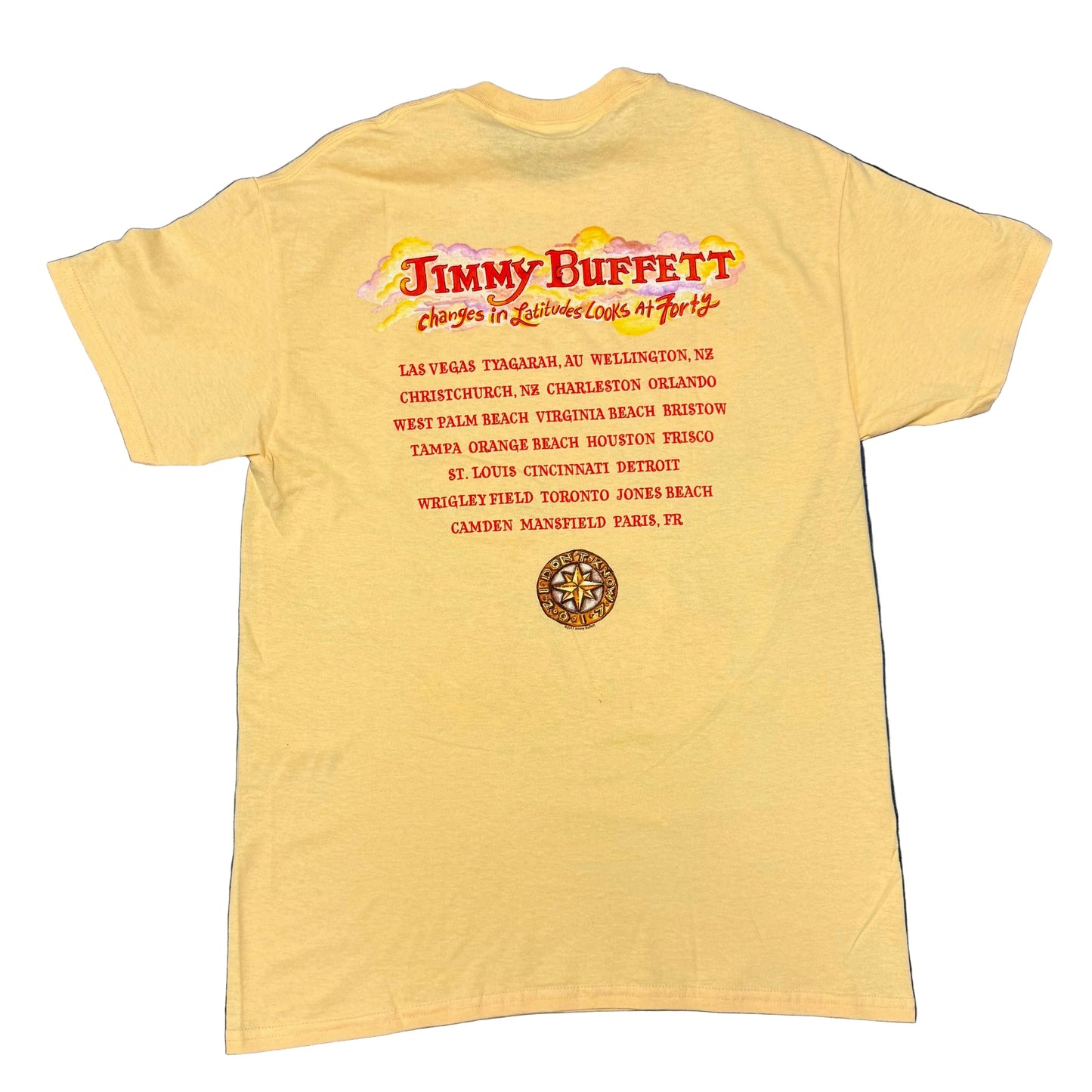 “Changes in Latitudes” 2017 Tour Tee