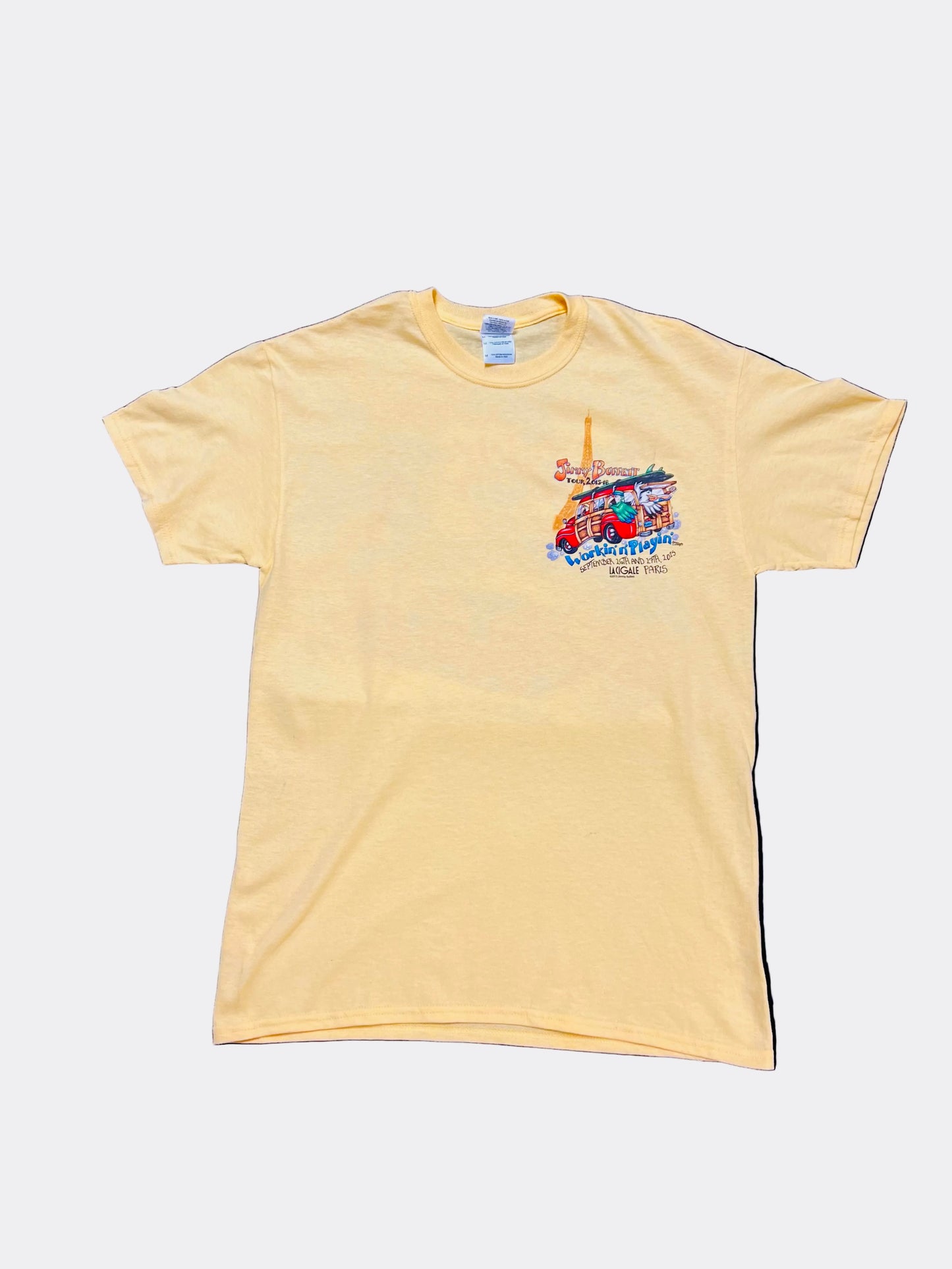 "Workin' N. Playin'" Paris 2015 Concert Tee