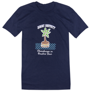 1978 Cheeseburger in Paradise Tour Vintage Shirt - Navy