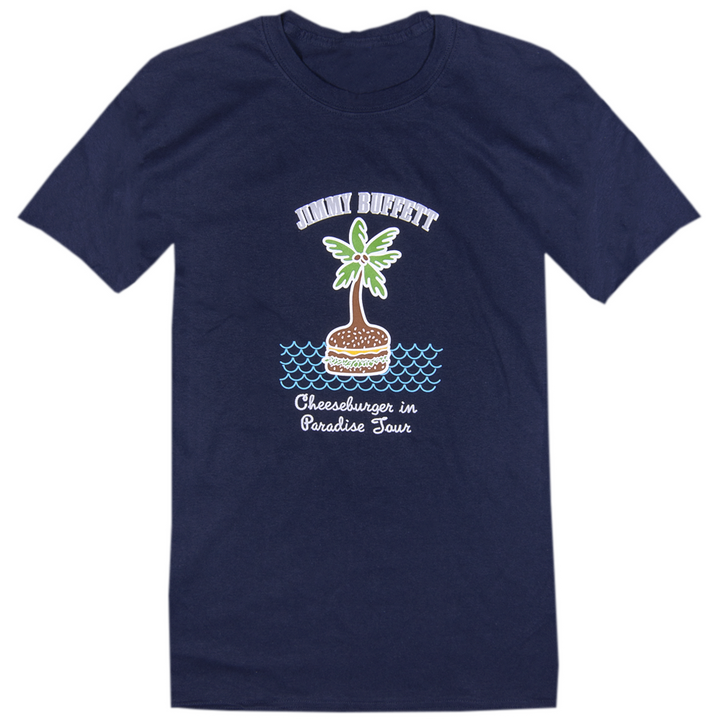 1978 Cheeseburger in Paradise Tour Vintage Shirt - Navy